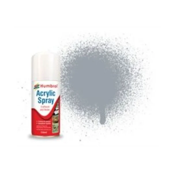Humbrol - HUMBROL ACRYLIC HOBBY SPRAY 150ML No 165 Medium Sea Grey Satin - AD6165
