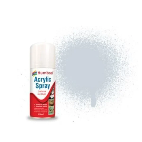 Humbrol - HUMBROL METALCOTE HOBBY VARNISH SPRAY 150ML No 27002 MetalcotePolished Aluminium - AD6995
