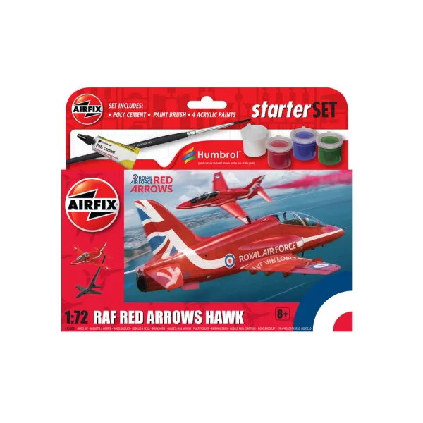 1555002 Airfix - Small Beginners Set Red Arrows Hawk - A55002