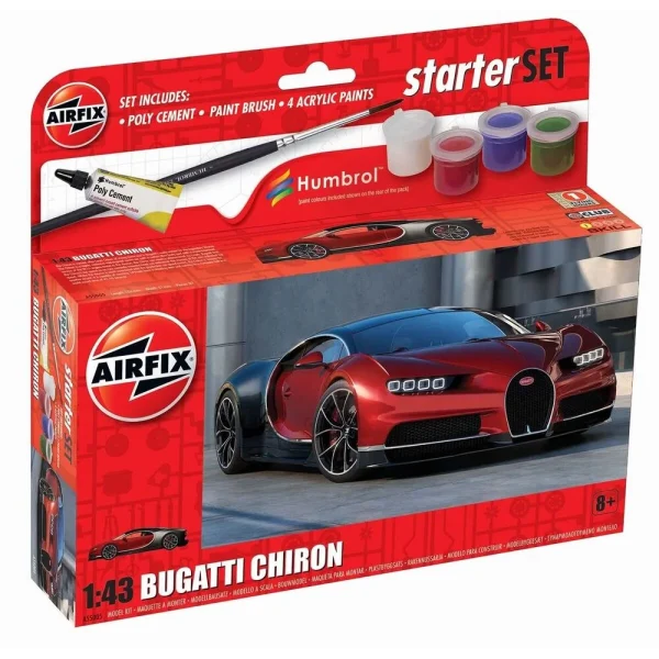 1555005 Airfix - Small Starter Set NEW Bugatti Chiron - A55005