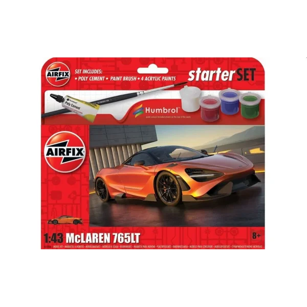 1555006 Airfix - Starter Set - McLaren 765 - A55006