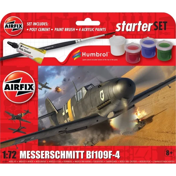 1555014 Airfix - Starter Set - Messerschmitt Bf109F-4 - A55014