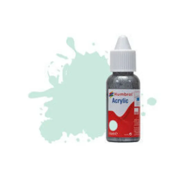 1577023 Humbrol - HUMBROL ACRYLIC DROPPER BOTTLE 14ML No 23 Duck Egg Blue Matt - DB0023