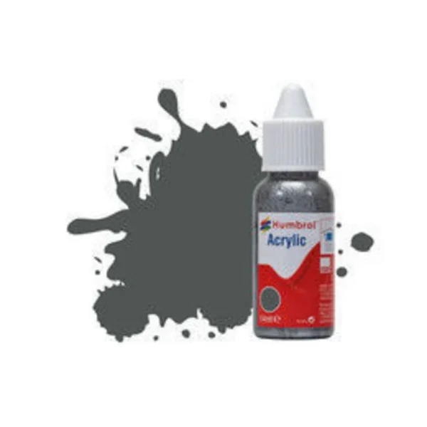 Humbrol - HUMBROL ACRYLIC DROPPER BOTTLE 14ML No 27 Sea Grey - Matt - DB0027