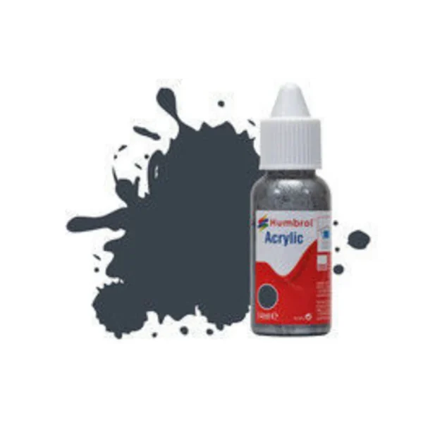 1577032 Humbrol - HUMBROL ACRYLIC DROPPER BOTTLE 14ML No 32 Dark Grey - Matt - DB0032
