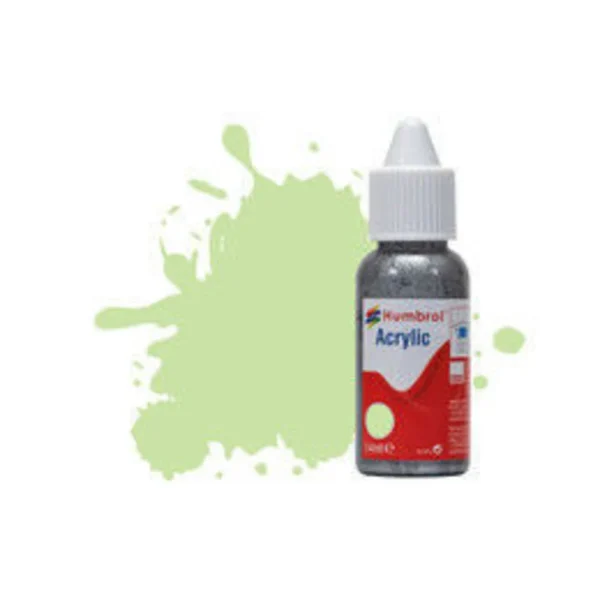 Humbrol - HUMBROL ACRYLIC DROPPER BOTTLE 14ML No 36 Pastel Green Matt - DB0036