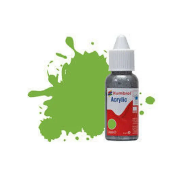 1577038 Humbrol - HUMBROL ACRYLIC DROPPER BOTTLE 14ML No 38 Lime Gloss - DB0038