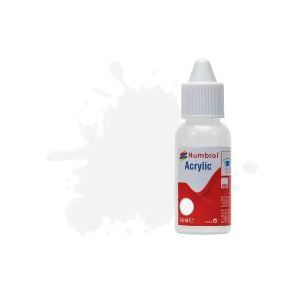 1577049 Humbrol - HUMBROL ACRYLIC DROPPER BOTTLE 14ML No 49 Matt Varnish - DB0049