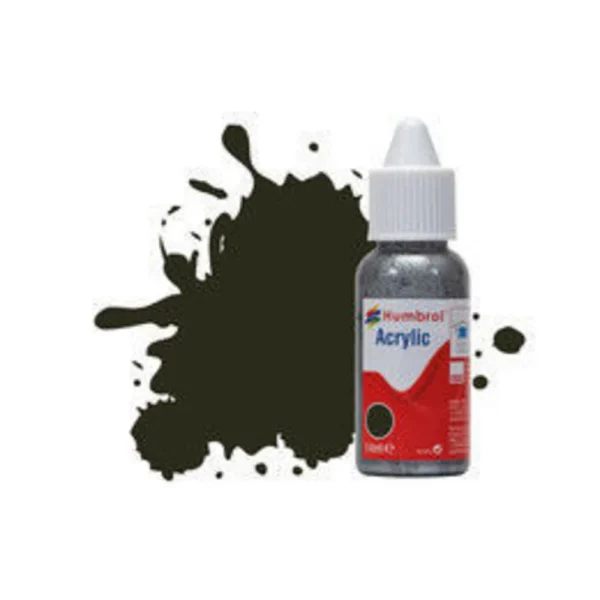 Humbrol - HUMBROL ACRYLIC DROPPER BOTTLE 14ML No 53 Gunmetal - Metallic - DB0053