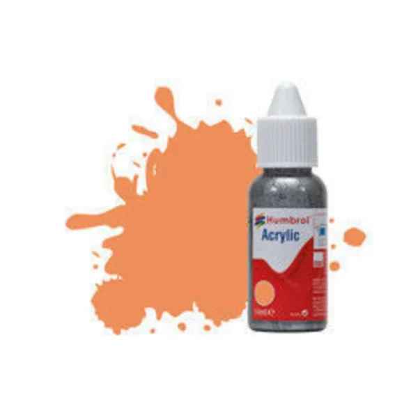 Humbrol - HUMBROL ACRYLIC DROPPER BOTTLE 14ML No 61 Flesh - Matt - DB0061