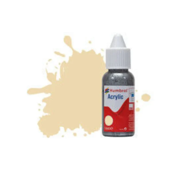 Humbrol - HUMBROL ACRYLIC DROPPER BOTTLE 14ML No 71 Oak - Satin - DB0071