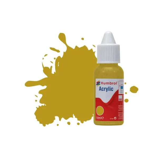 Humbrol - HUMBROL ACRYLIC DROPPER BOTTLE 14ML No 83 Ochre Matt - DB0083