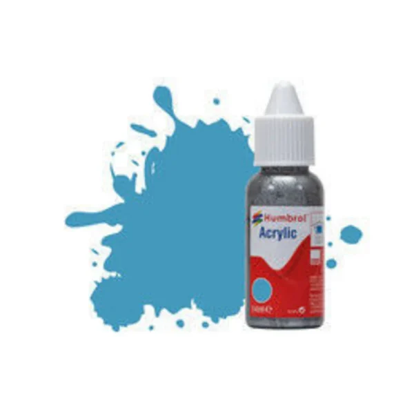 1577089 Humbrol - HUMBROL ACRYLIC DROPPER BOTTLE 14ML No 89 Middle Blue Matt - DB0089