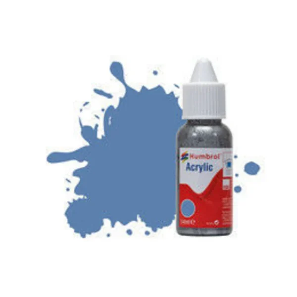 Humbrol - HUMBROL ACRYLIC DROPPER BOTTLE 14ML No 109 WWI Blue Matt - DB0109