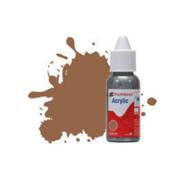 Humbrol - HUMBROL ACRYLIC DROPPER BOTTLE 14ML No 110 Natural Wood - Matt - DB0110