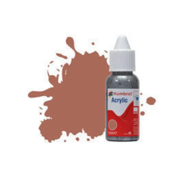 Humbrol - HUMBROL ACRYLIC DROPPER BOTTLE 14ML No 113 Rust - Matt - DB0113