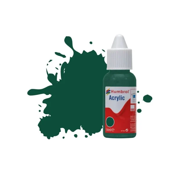1577149 Humbrol - HUMBROL ACRYLIC DROPPER BOTTLE 14ML No 149 Dark Green Matt - DB0149