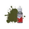 Humbrol - HUMBROL ACRYLIC DROPPER BOTTLE 14ML No 155 Matt Olive Drab - Matt - DB0155