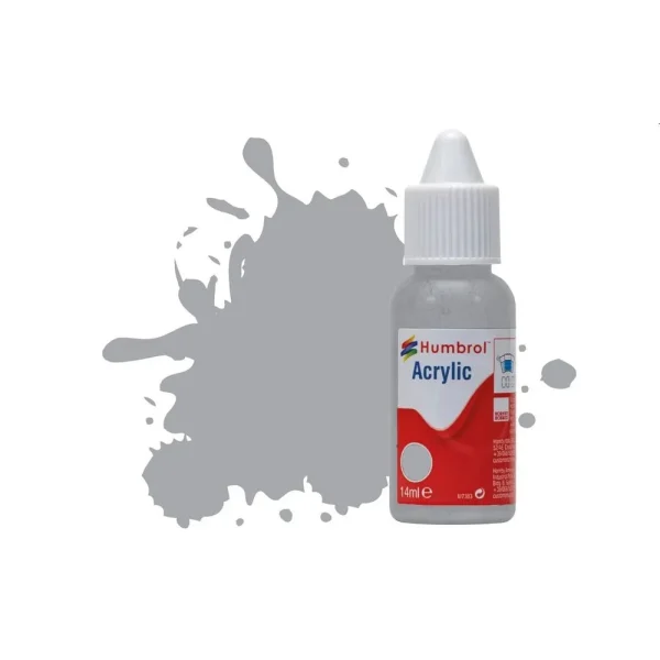 Humbrol - HUMBROL ACRYLIC DROPPER BOTTLE 14ML No.165 Medium Sea Grey Matt - DB0165
