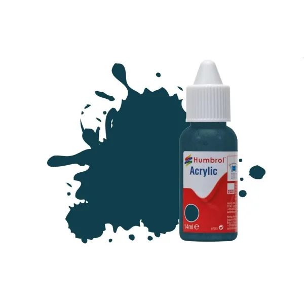 Humbrol - HUMBROL ACRYLIC DROPPER BOTTLE 14ML No.230 PRU Blue Matt - DB0230