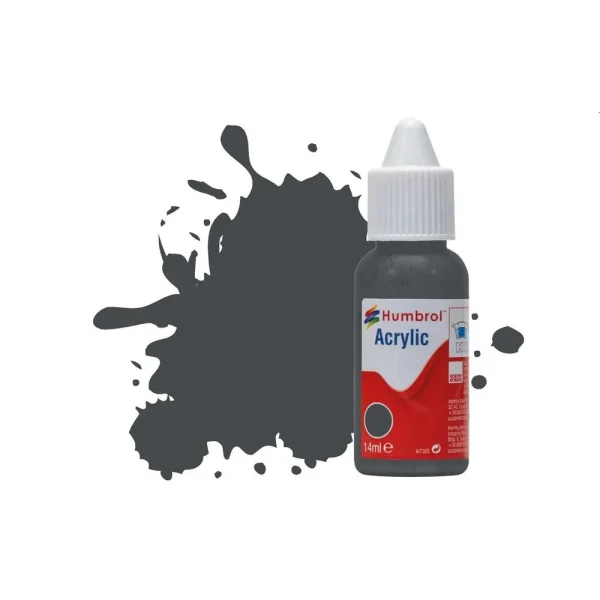 Humbrol - HUMBROL ACRYLIC DROPPER BOTTLE 14ML No.243 RLM 72 Grun Matt - DB0243