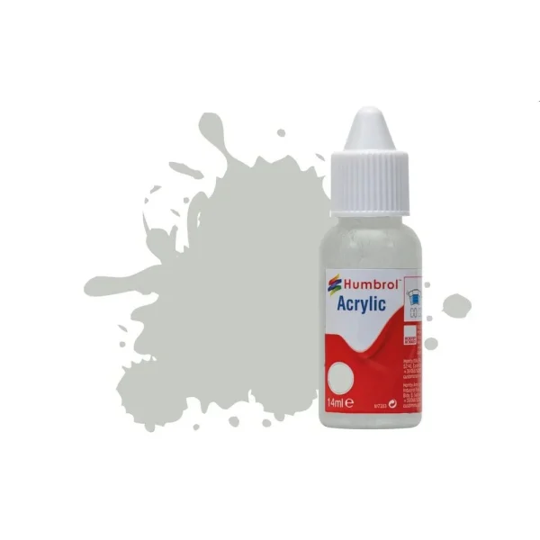 Humbrol - HUMBROL ACRYLIC DROPPER BOTTLE 14ML No.247 RLM 76 Lichtblau Matt - DB0247