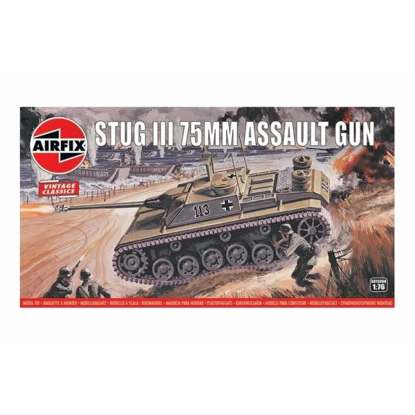 1601306 Airfix - Stug III 75mm Assault Gun,Vintage Classics - A01306V