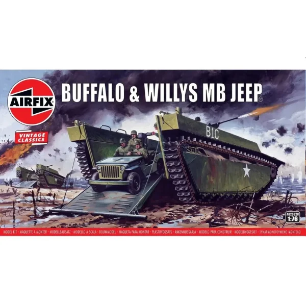 Airfix - Buffalo Amphibian LVT & Jeep - A02302V