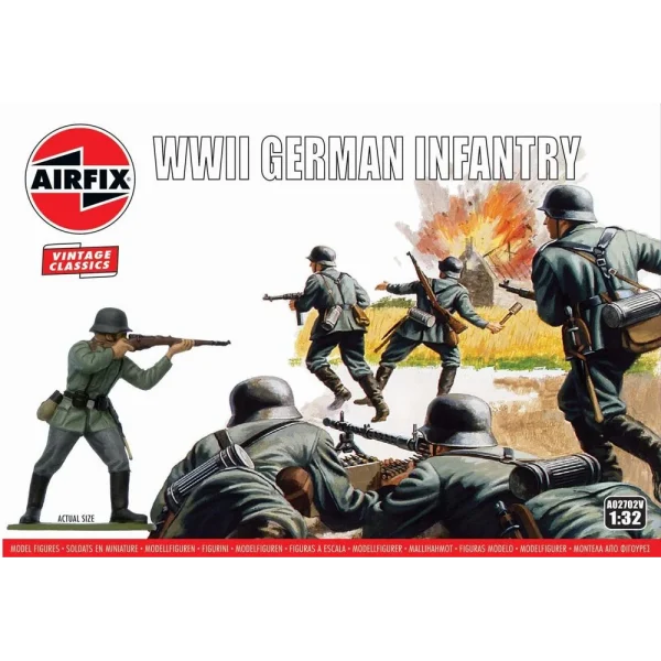 1602702 Airfix - WIWII German Infantry - A02702V