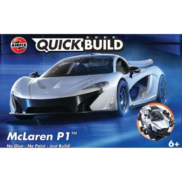 Airfix - QUICKBUILD McLaren P1 - White - J6028