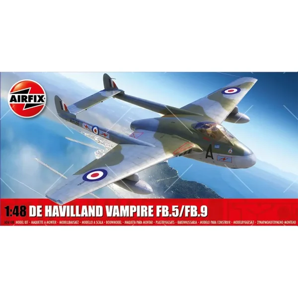 1606108 Airfix - De Havilland Vampire FB.5/FB.9 - A06108