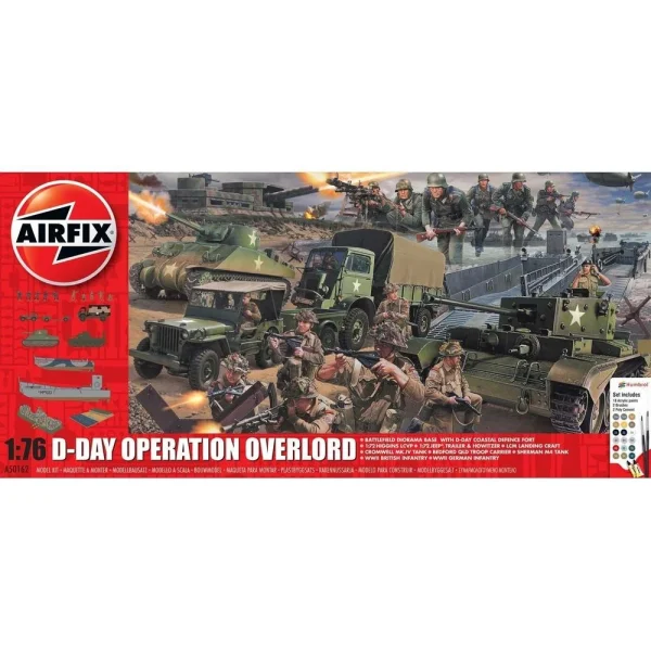 1650162 Airfix - D-Day 75th Anniversary Operation Overlor Gift Set - A50162A