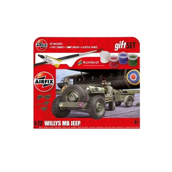 1655117 Airfix - Hanging Gift Set Willys MB Jeep - A55117A