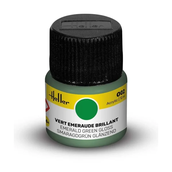 Heller - Acrylic Colour 002 Emerald Green Gloss - 9002