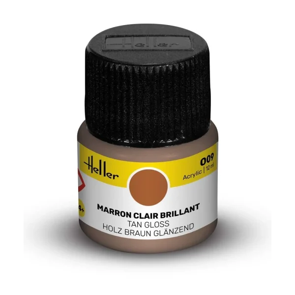 Heller - Acrylic Colour 009 Tan Gloss - 9009
