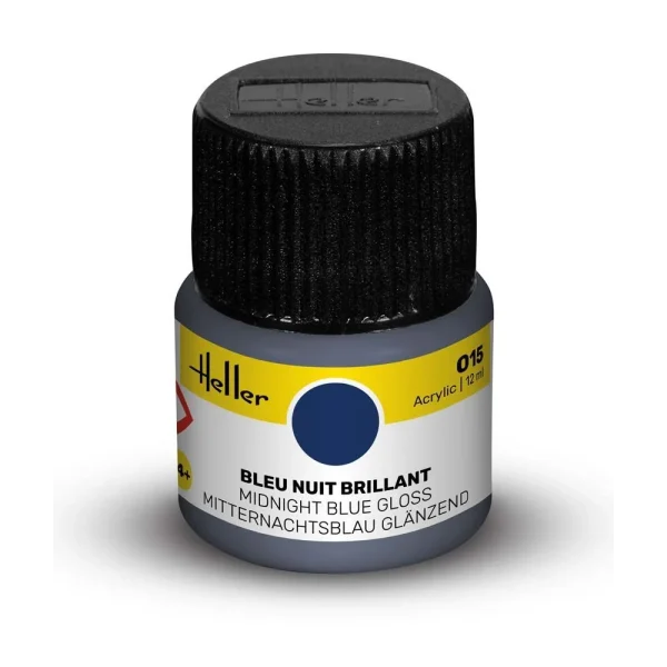 1709015 Heller - Acrylic Colour 015 Midnight Blue Gloss - 9015