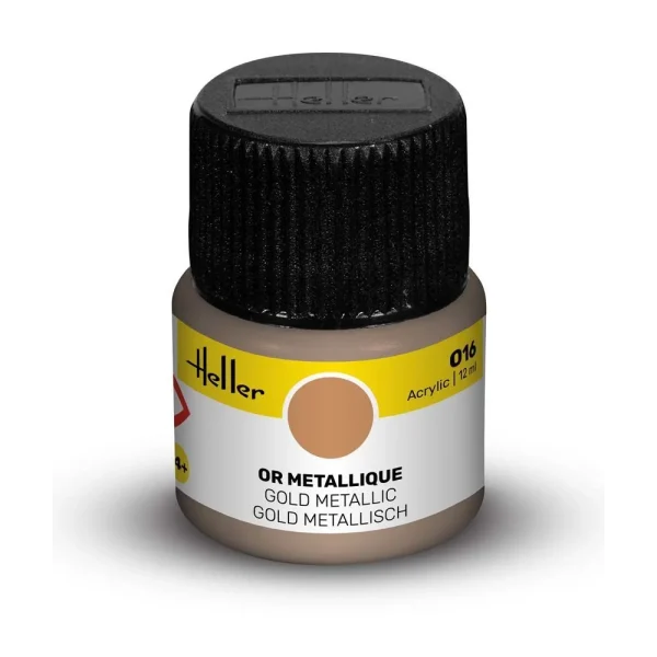 1709016 Heller - Acrylic Colour 016 Gold Metallic - 9016