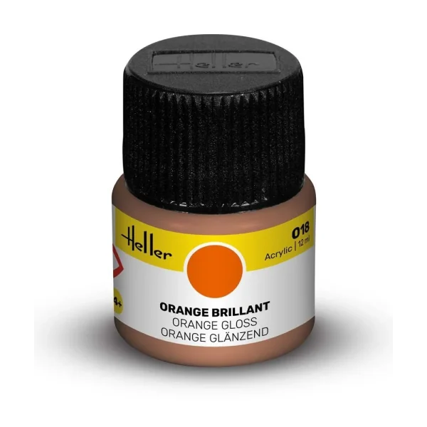 1709018 Heller - Acrylic Colour 018 Orange Gloss - 9018