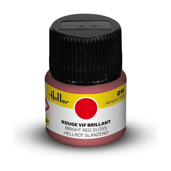 1709019 Heller - Acrylic Colour 019 Bright Red Gloss - 9019