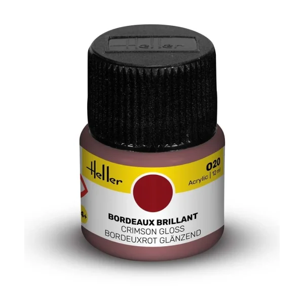 1709020 Heller - Acrylic Colour 020 Crimson Gloss - 9020