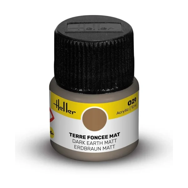 1709029 Heller - Acrylic Colour 029 Dark Earth Matt - 9029