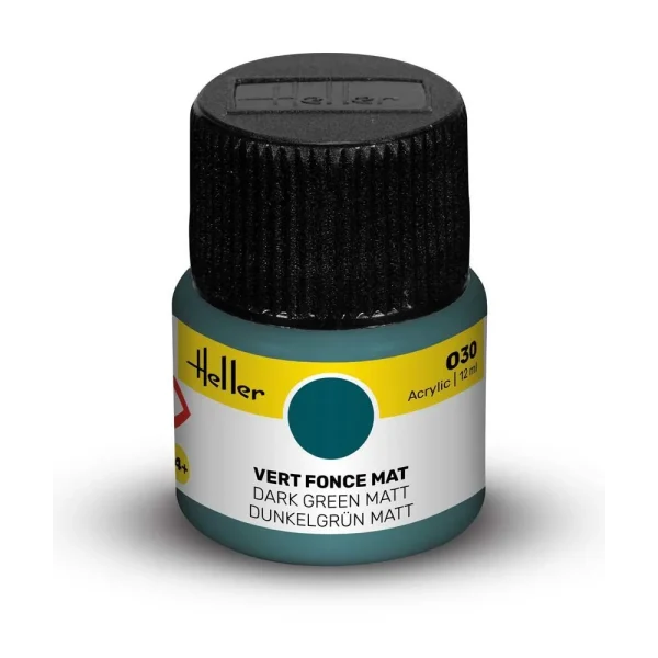 1709030 Heller - Acrylic Colour 030 Dark Green Matt - 9030
