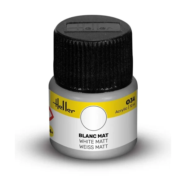 1709034 Heller - Acrylic Colour 034 White Matt - 9034