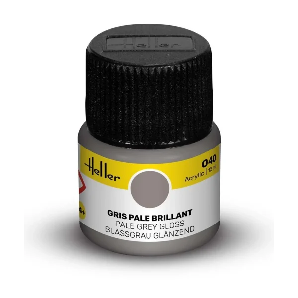 1709040 Heller - Acrylic Colour 040 Pale Grey Gloss - 9040