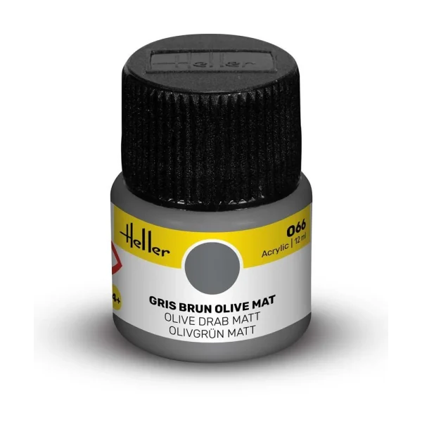 1709066 Heller - Acrylic Colour 066 Olive Drab Matt - 9066