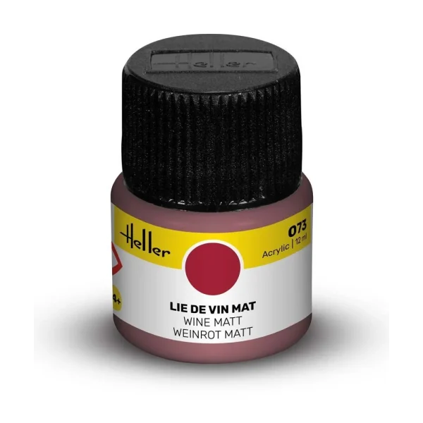 1709073 Heller - Acrylic Colour 073 Wine Matt - 9073