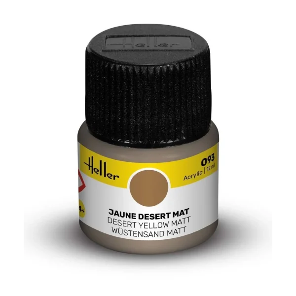 1709093 Heller - Acrylic Colour 093 Desert Yellow Matt - 9093