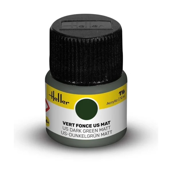 1709116 Heller - Acrylic Colour 116 US Dark Green Matt - 9116