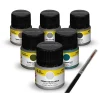 1709400 Heller - Acrylic Colour Set Military 6 x 12 ml + Brush - 9400