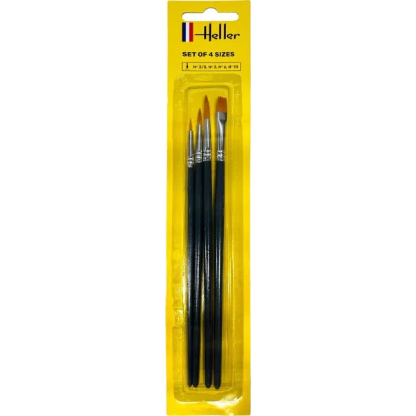 1709901 Heller - Brush Set No. 3/0-3-6-10 - 9901